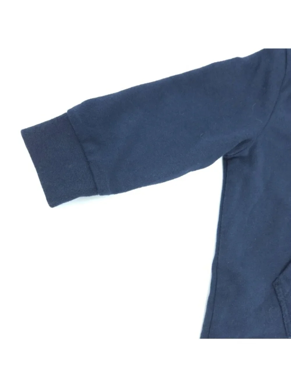 Nike Infant Baby Boy French Terry/Fleece Hooded Romper Size 3 Months Navy Blue
